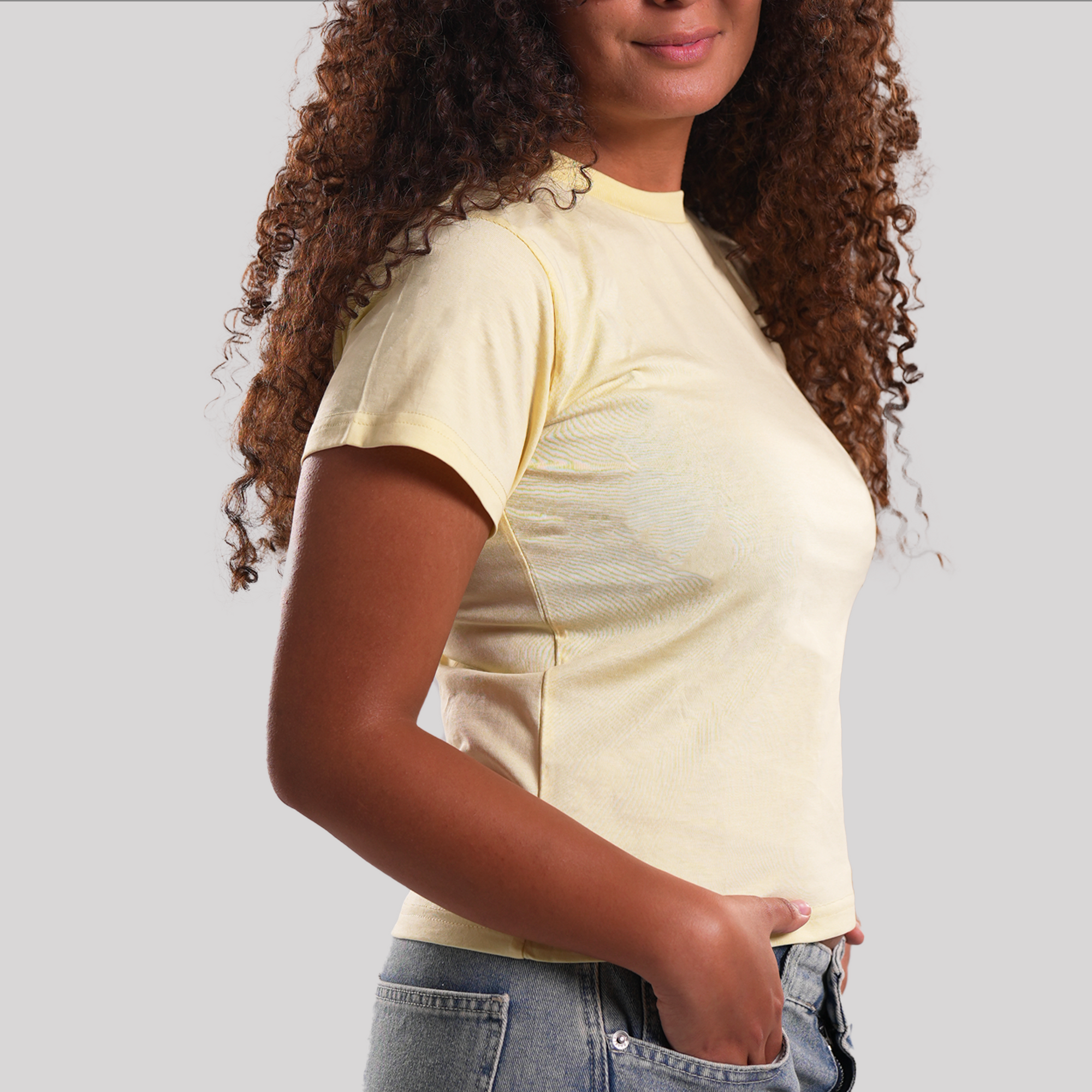 Basic Baby Tee -Yellow