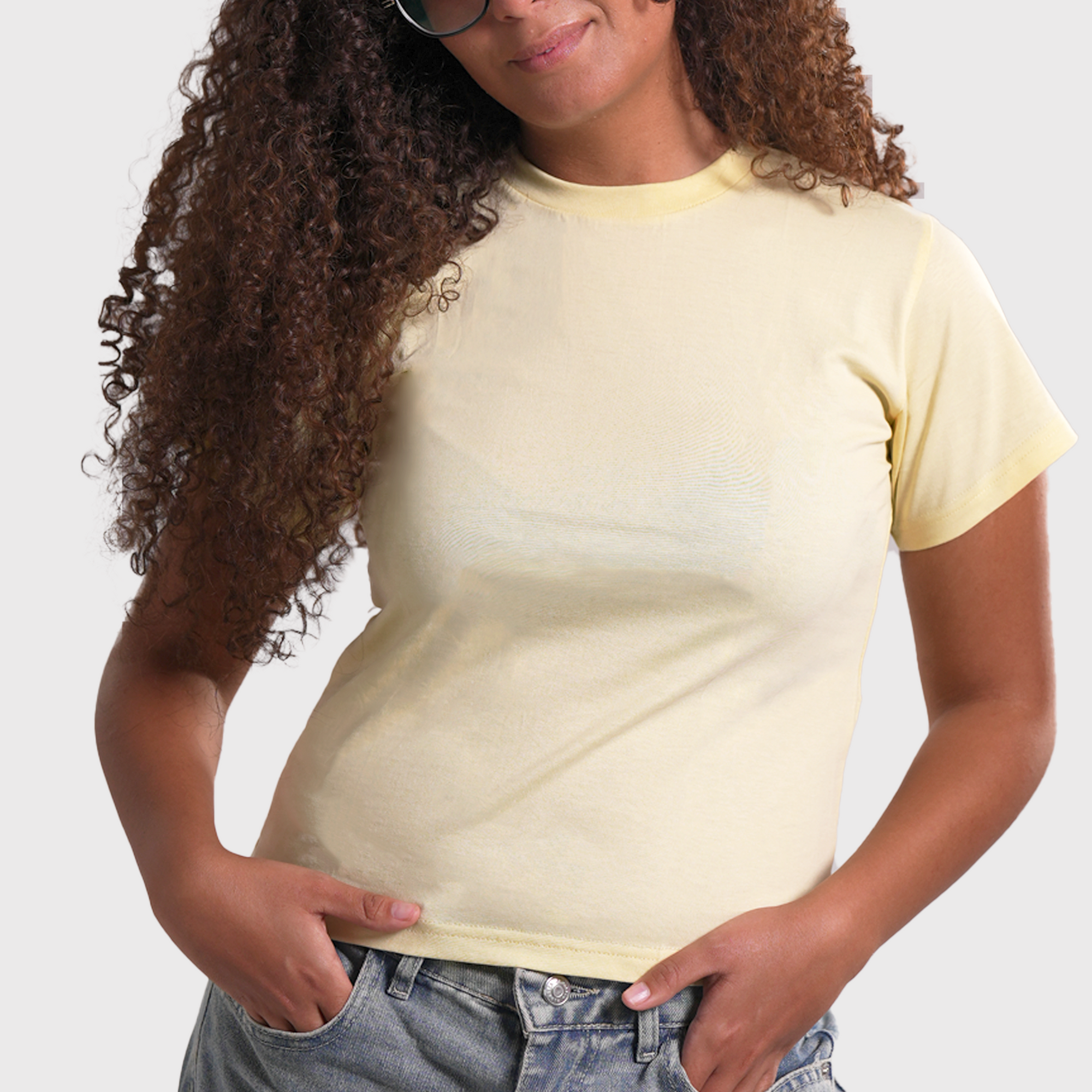 Basic Baby Tee -Yellow