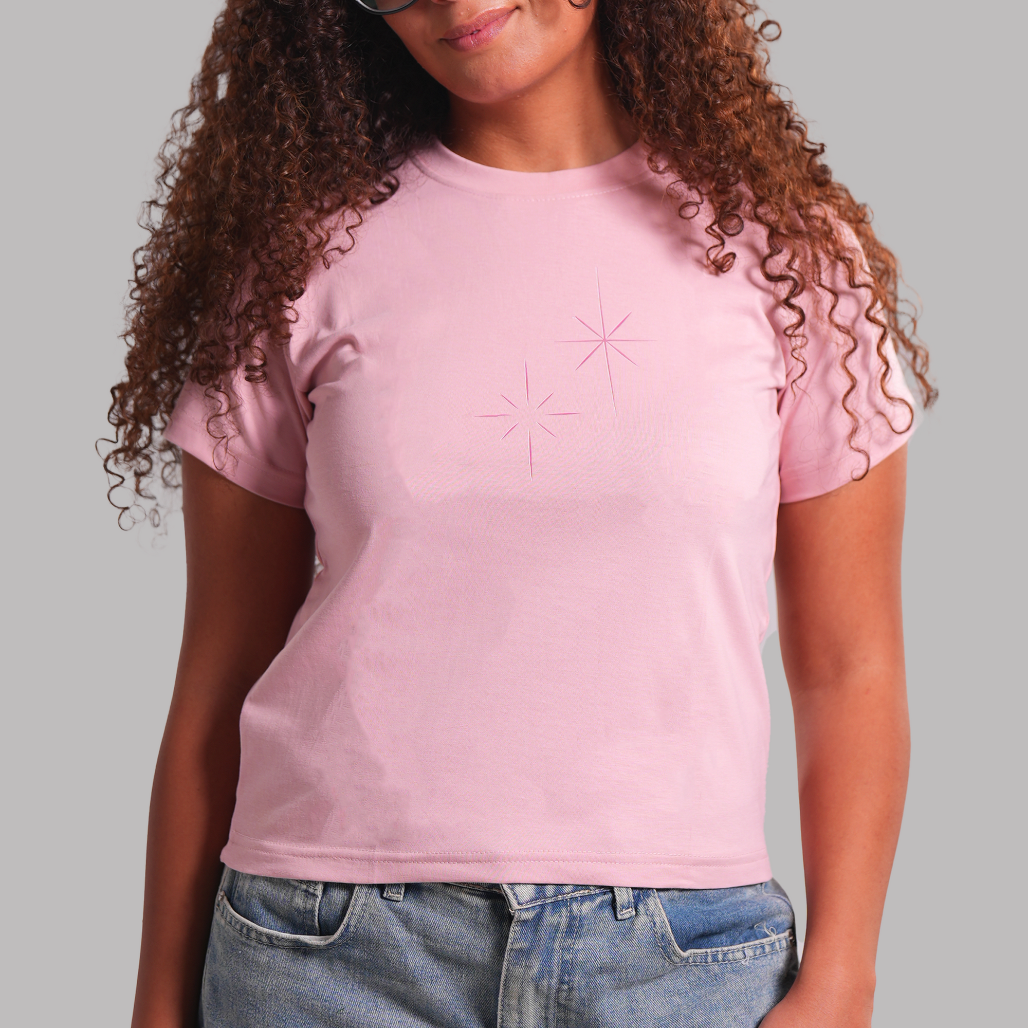 Afterglow Baby Tee -Pink