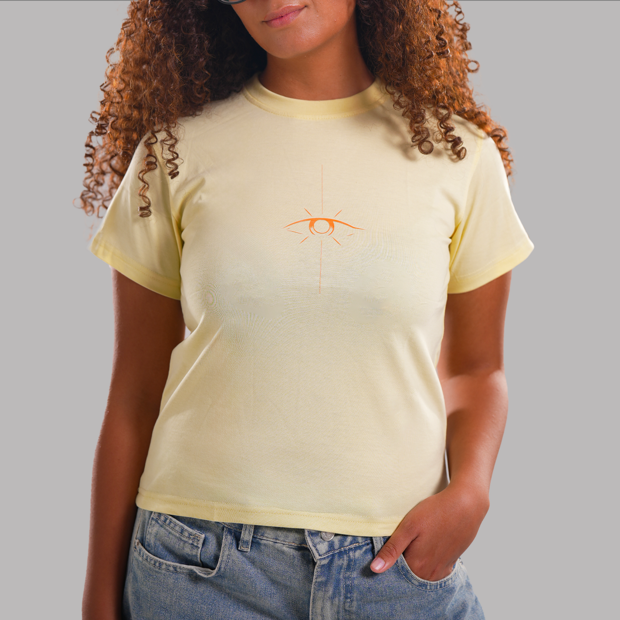 Eyedra Baby Tee -Yellow