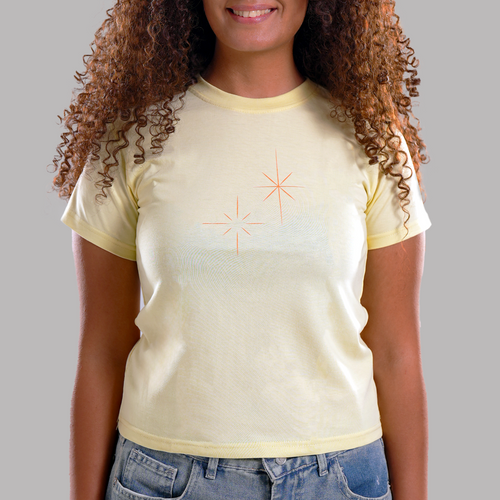Afterglow Baby Tee -Yellow