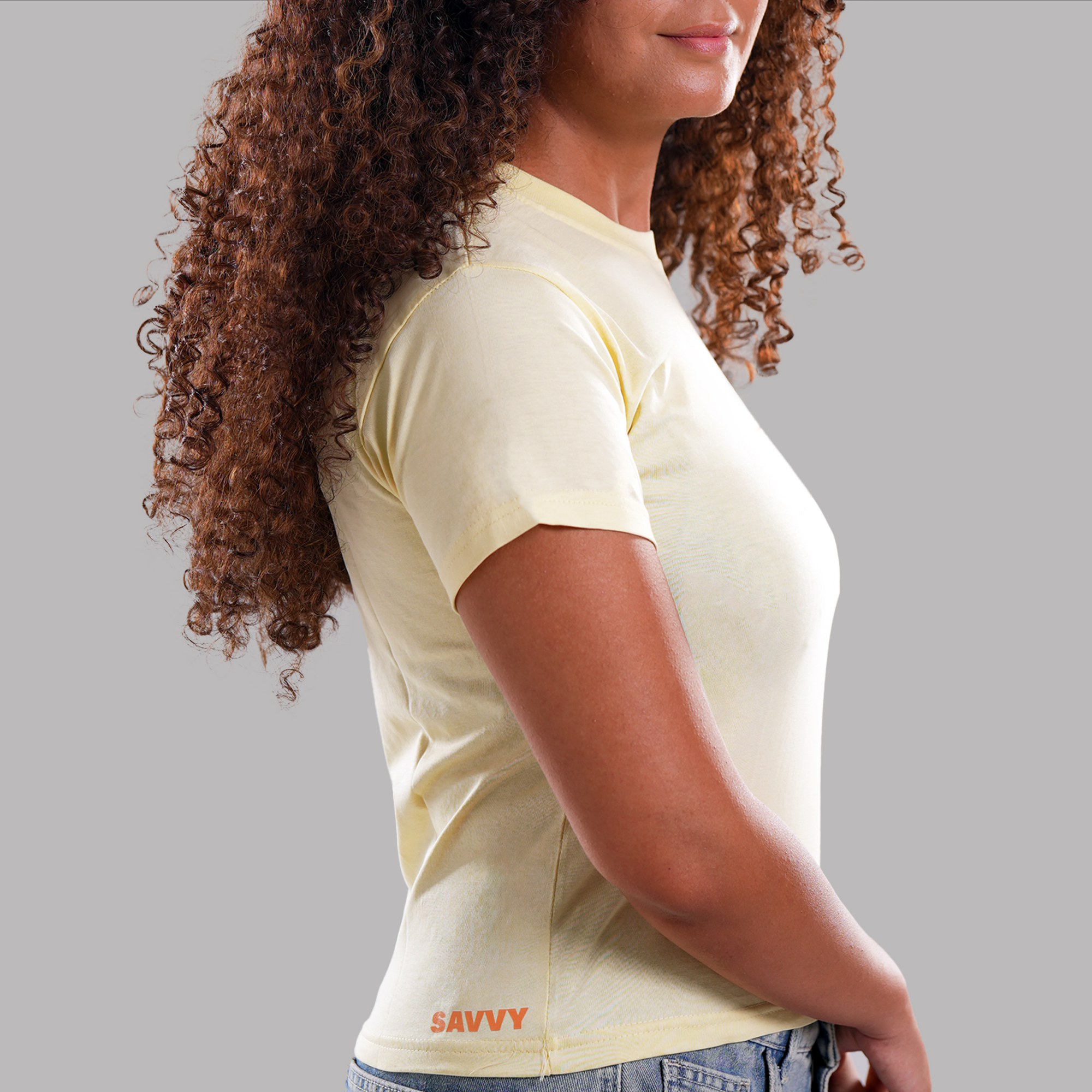 Afterglow Baby Tee -Yellow